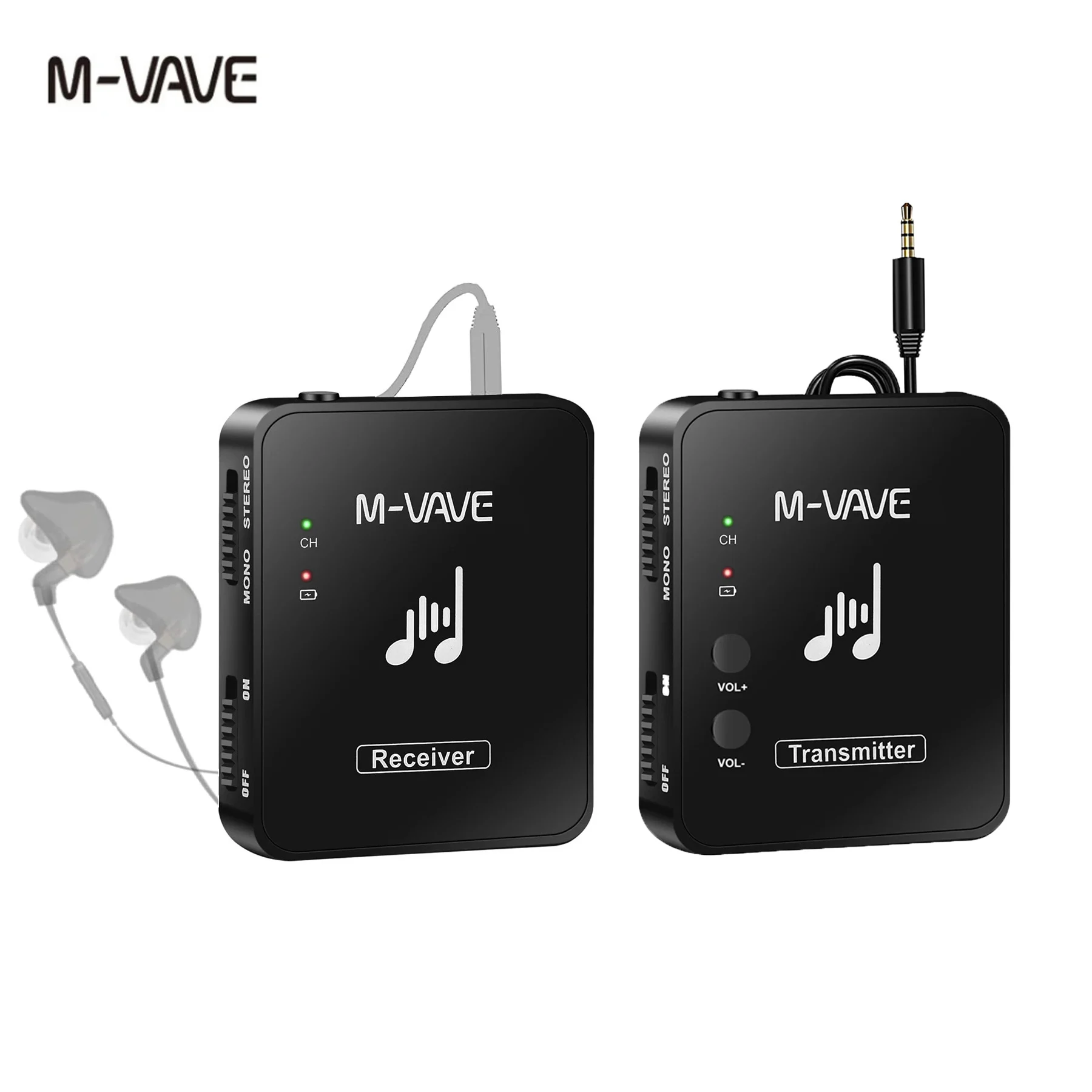 Musical Instrument Amplifier - M-vave M8 Wp-10 2.4G Wireless Headphone
