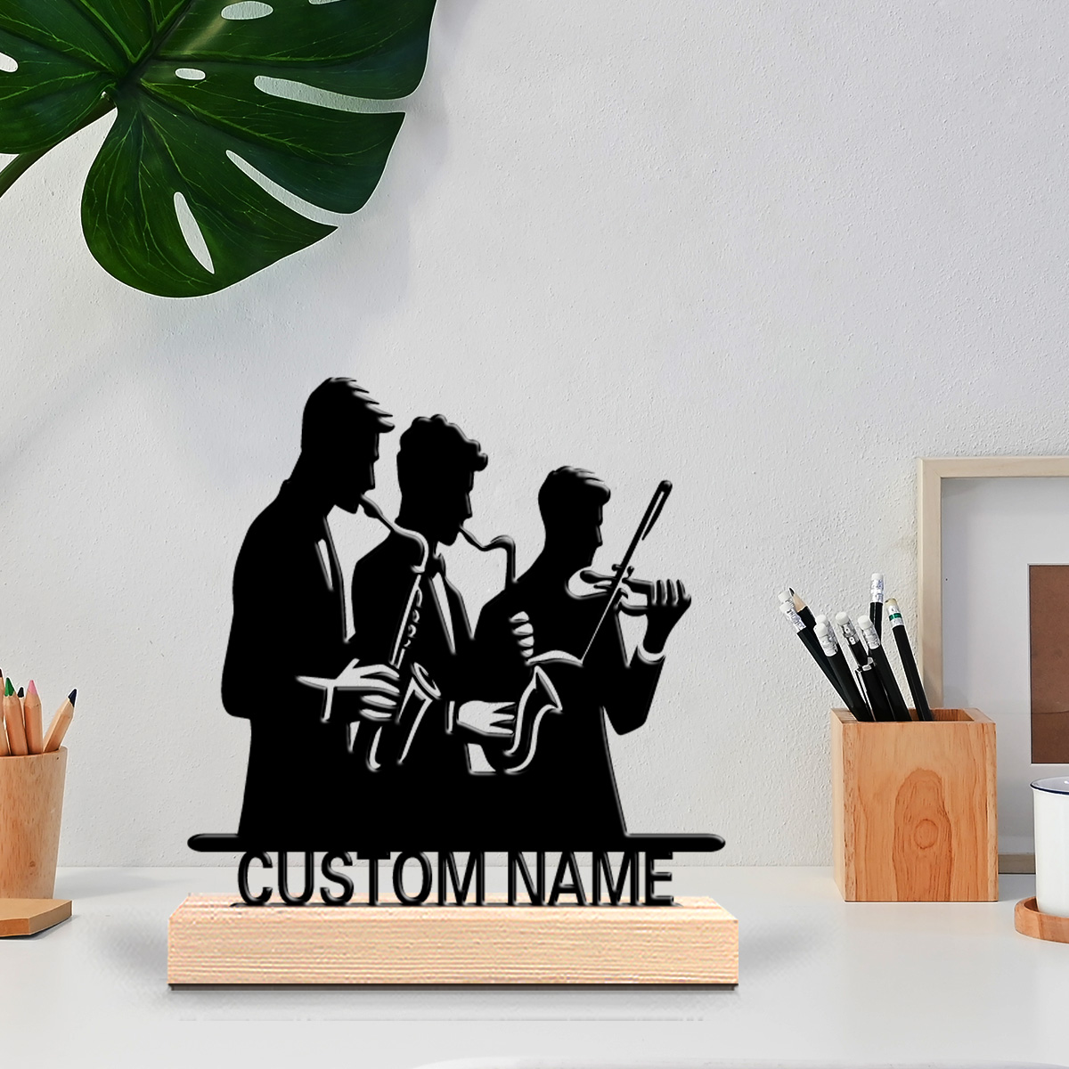 Musical Instrument And Names - 1pc Playing musical instruments Customized Name