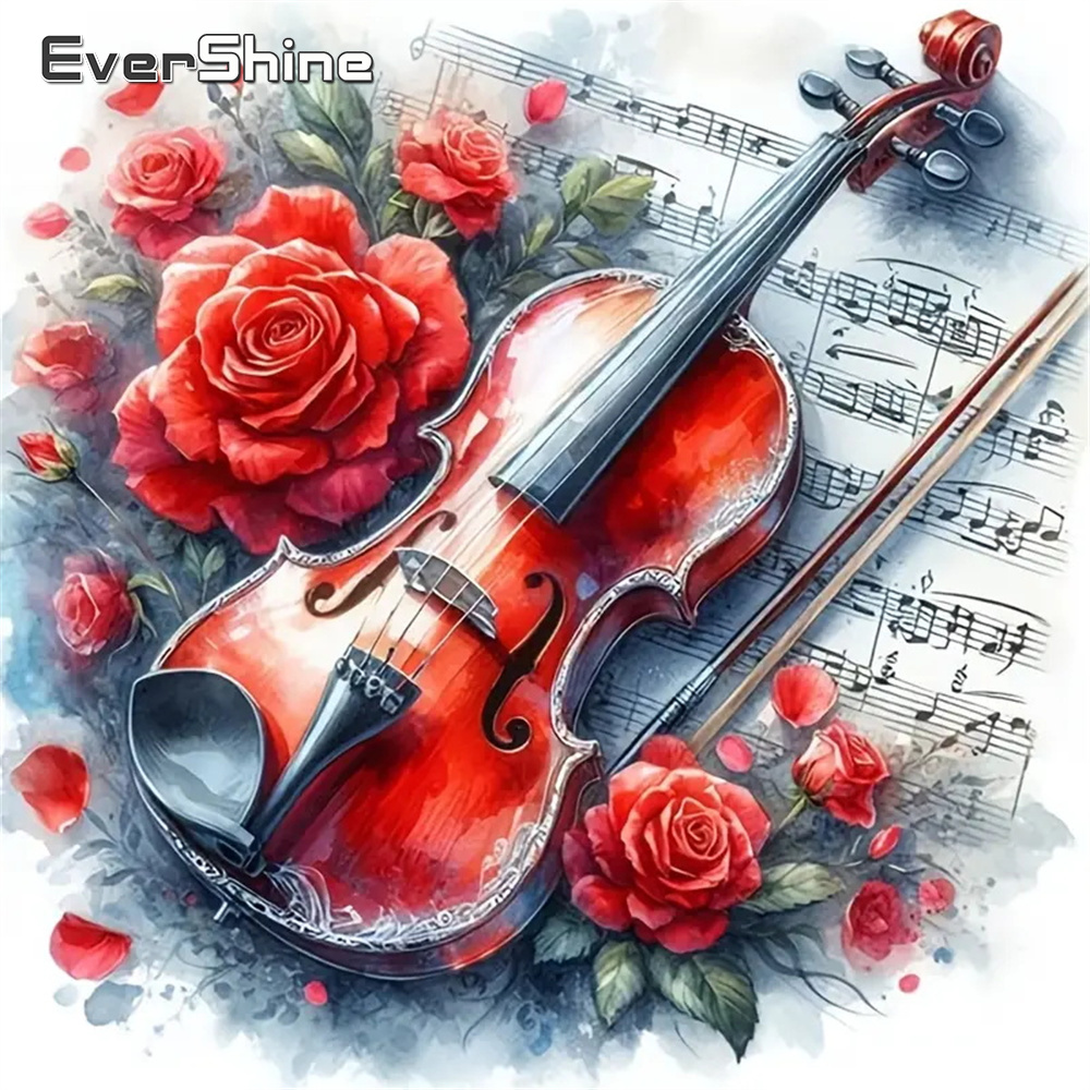 Musical Instrument Fagot - Evershine DIY Diamond Painting Violin Full
