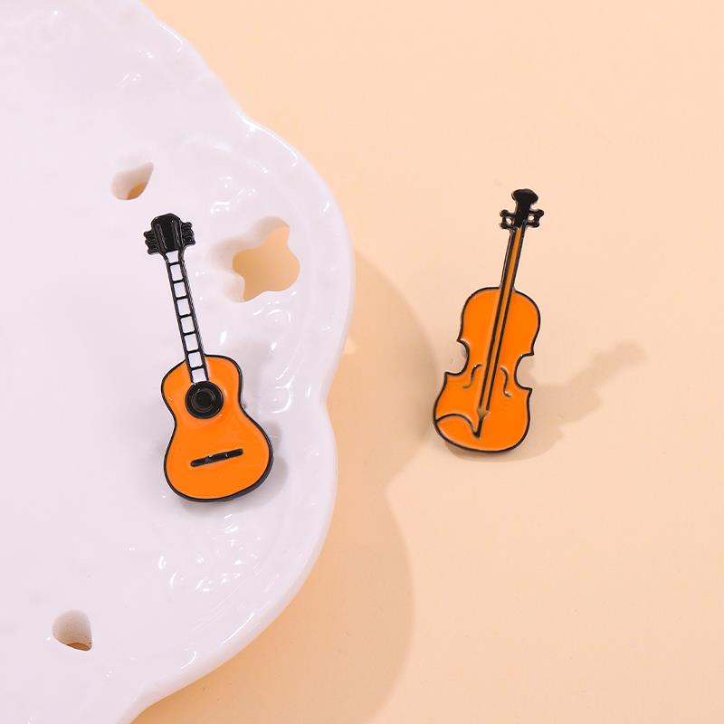 Pins Custom Bass Guitar Brooch - Musical Instruments Cartoon review and price