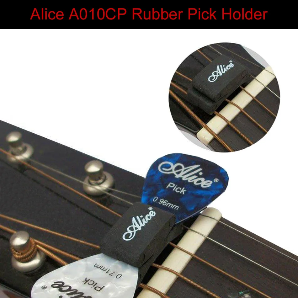 Alice Black Rubber Pick Holder - Musical Instrument Fagot review and price