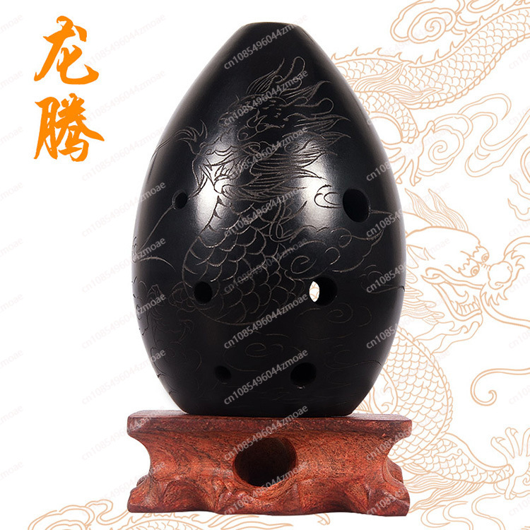 Eight-hole pear-shaped black p - Musical Instrument Xun review and price