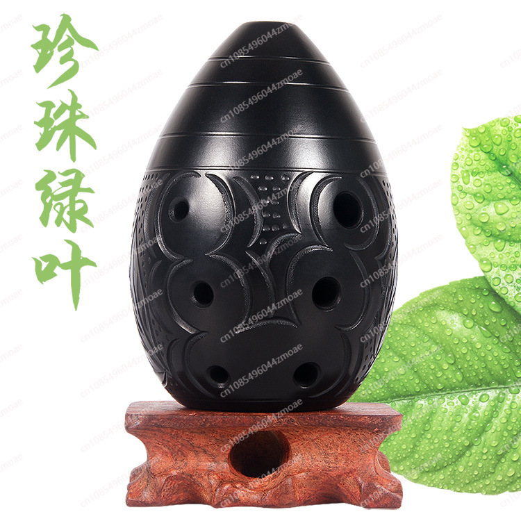 Eight-hole pear-shaped black p - Musical Instrument Xun review and price