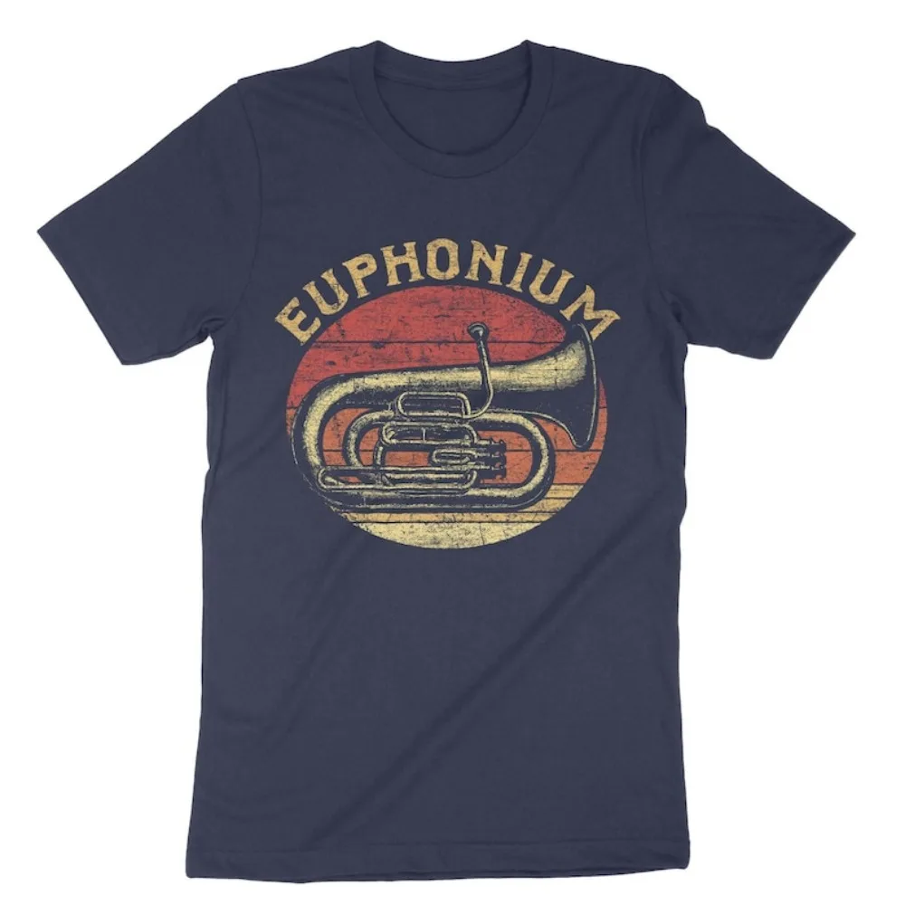 Funny Euphonium Vintage Men's  - Musical Instruments Cartoon review and price