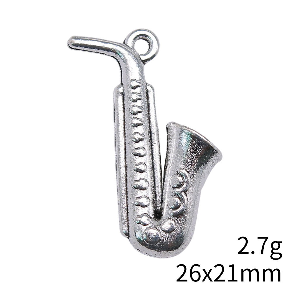 20pcs 26x21mm(1.02x0.83inch) A - Musical Instrument Saxophone review and price