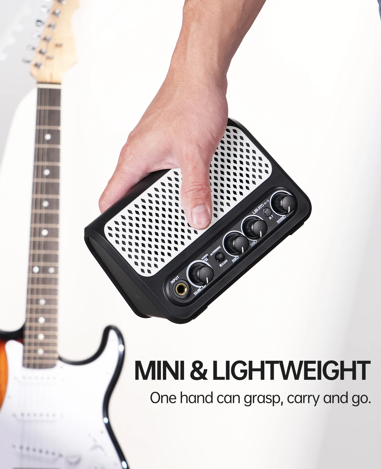 LEKATO 10W Mini Electric Guita - Musical Instrument Amplifier review and price