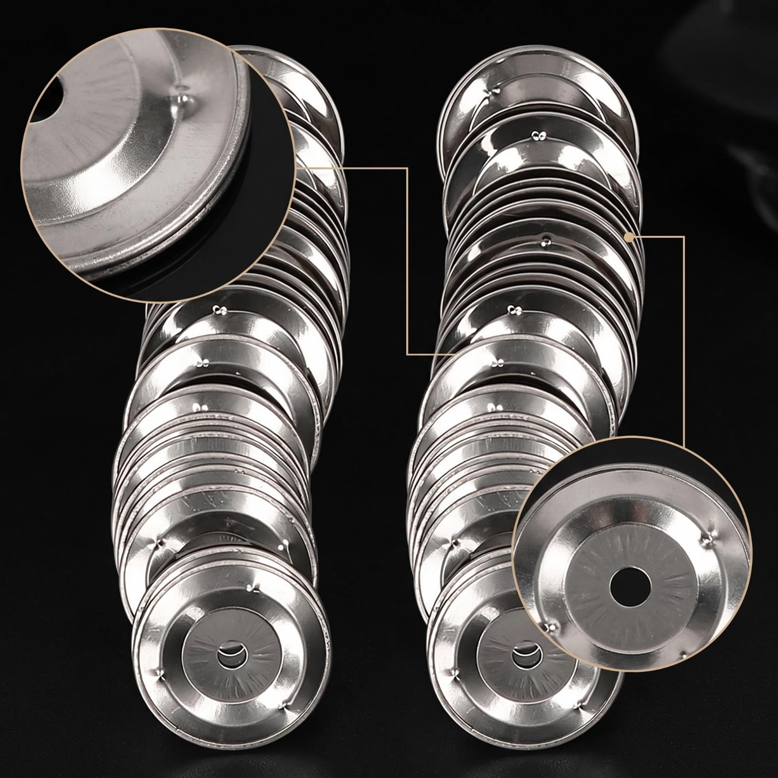 50pcs Steel Tambourine Bells R - Musical Instrument Repair review and price