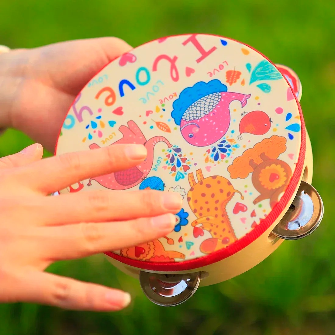 SLADE 6 Inch Tambourine Cartoo - Musical Instruments Cartoon review and price
