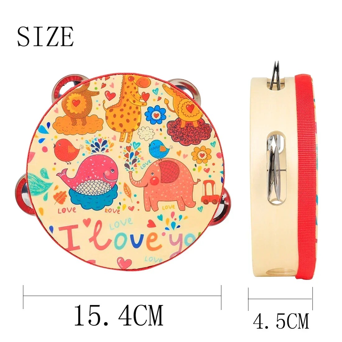 SLADE 6 Inch Tambourine Cartoo - Musical Instruments Cartoon review and price