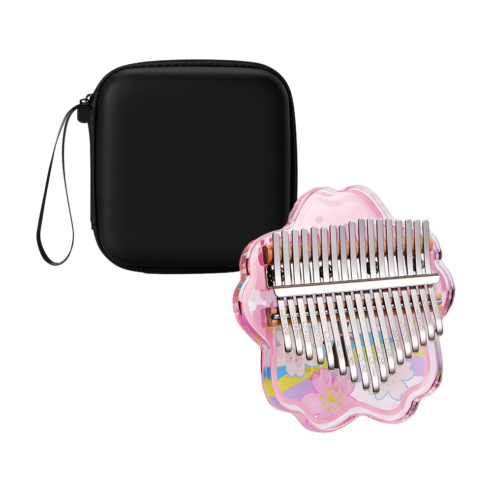 Mini Thumb Piano 17 Keys Porta - Musical Instrument Box review and price
