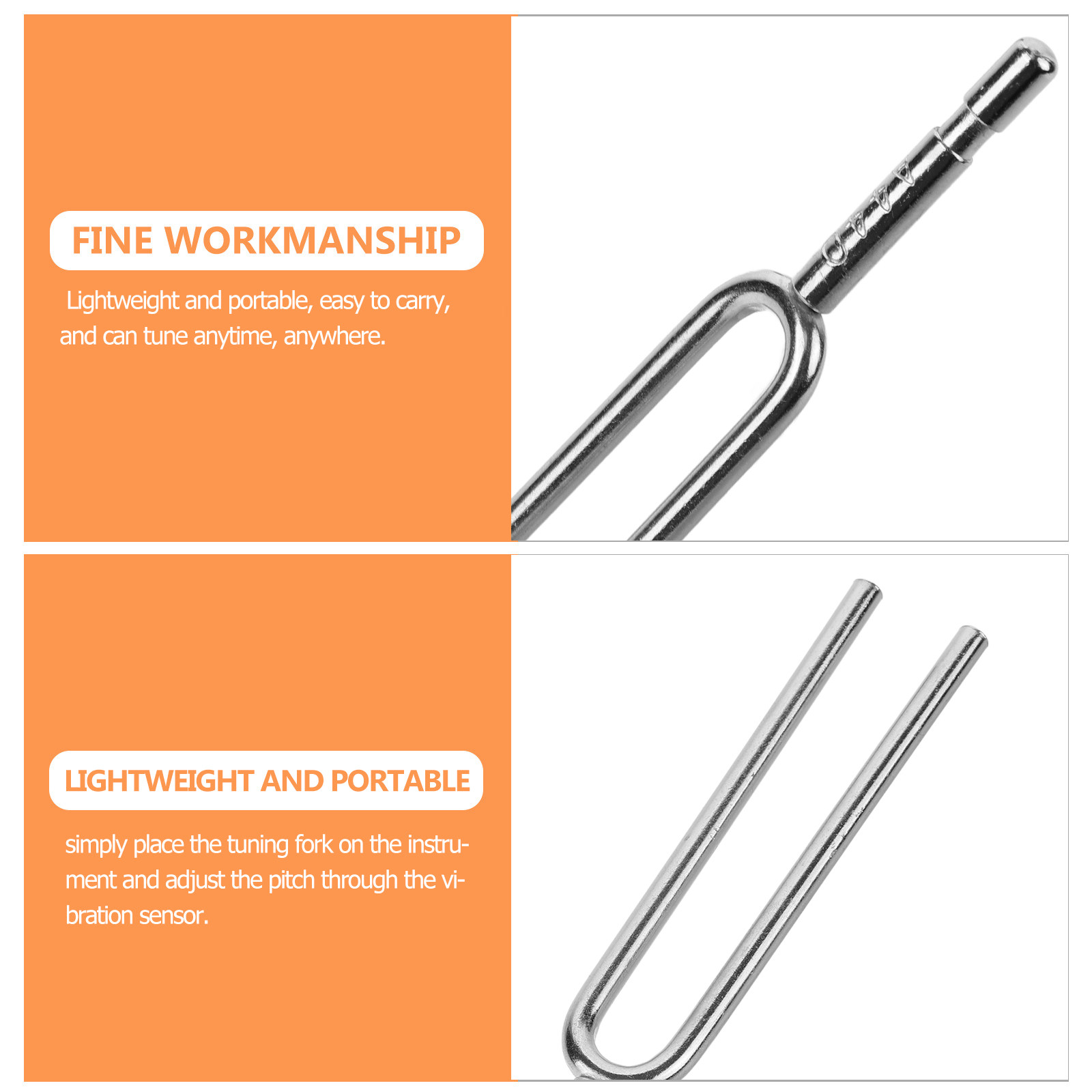 A Tuning Fork Metal Standard 4 - Musical Instrument Tuning Guitar Tuner. Standard Guitar Tuning review and price